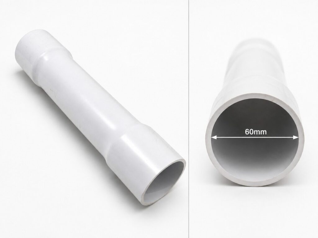 Luva PVC 30cm 60mm